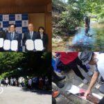 日南町多里地域でハンザケ（オオサンショウウオ）の保護活動を展開